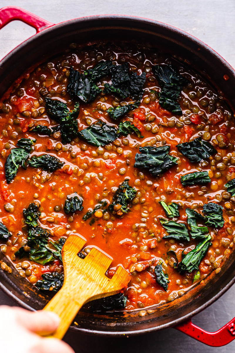 lentil soup kale